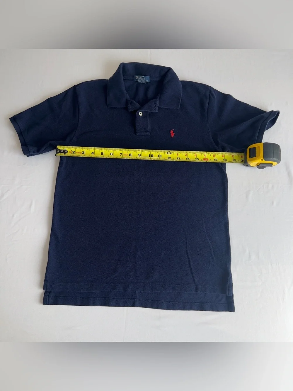 Ralph Lauren Navy Polo with Red Pony Embroidery